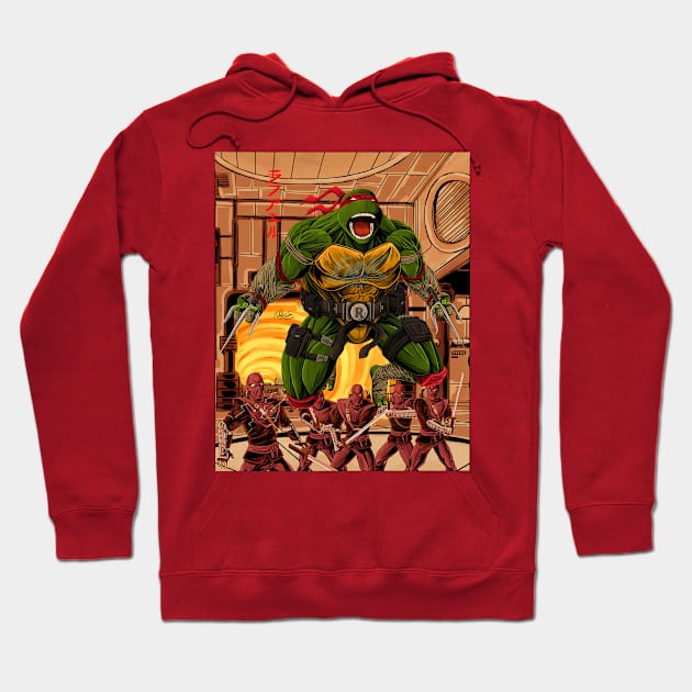 TMNT Raph Hoodie by FNDKSTUDIO